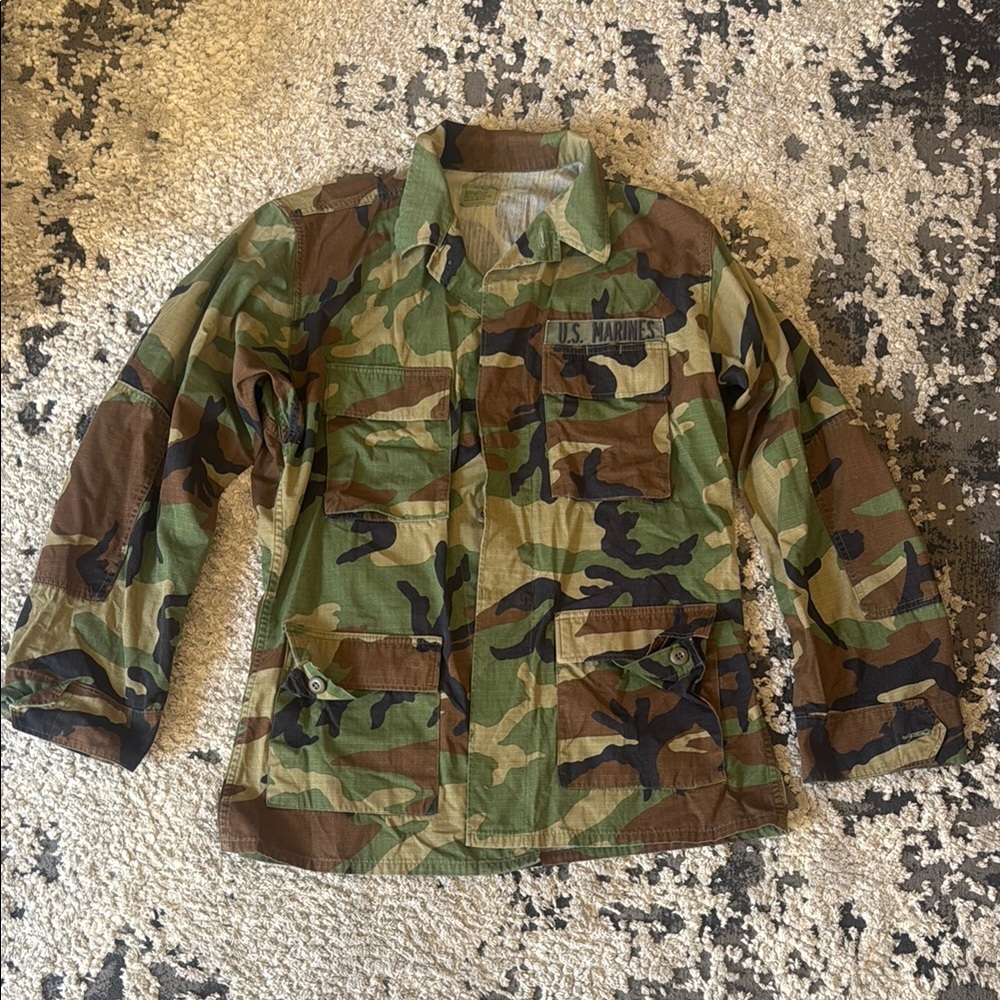 Camouflage Military Jacket size Medium long